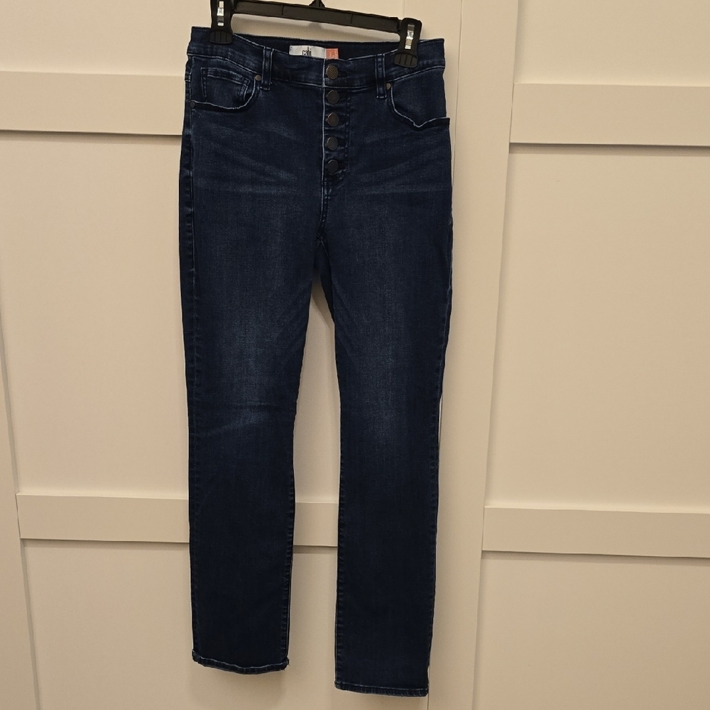 CAbi 4327 Dark Blue High Rise Jeans Size 6 VGUC - Picture 2 of 8